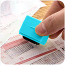 Messy Code Identity Privacy Information Coverage Confidential Stamp (Blue) Newly