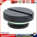 Black G1/4 Thread Low Profile Plug for PC Water Cooling Radiator Reservoir Newly