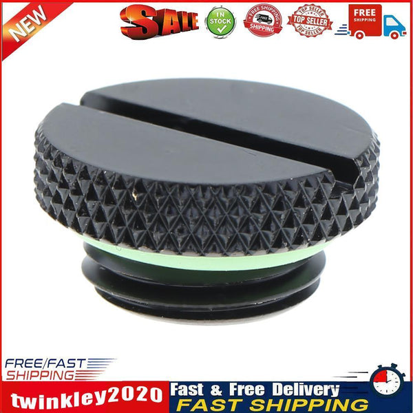 Black G1/4 Thread Low Profile Plug for PC Water Cooling Radiator Reservoir Newly