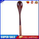 Wooden Spoon Tableware Honey Mixing Spoon Coffee Spoon(Khaki thread)