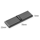 M.2 2280 SSD Heatsink Radiator Cooler Heat Sink Heat Dissipation Thermal Pads