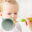 Children Dishes Baby Silicone Sucker Bowl Kids Plate Non-Slip Safe Tableware