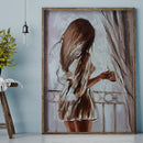 5D Rhinestone Pictures DIY Lovely Couple Full Round Drill Diamond Painting Kit