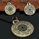 Retro Feng Shui Money Amulet Pendant Necklace Lucky Wealth Coming Men 50cm S8P2