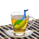 Kitchen Accessories Whale Tea Strainer Silicone Filter Infuser for Spice Co