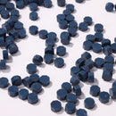 200pcs Octagon Sealing Wax Blue Wax Beads for Envelope Invitation DIY (K) Newly