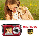 B268 Digital Photo Camera Waterproof Video Recorder Dual Screen DV Camcorder