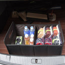 Tidying Leather Trunk Bag Cargo Storage Organizer Container Car Trunk Organizer