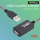 USB2.0 Male to Female Active Repeater Extension Cable Cord Adapter (10m)