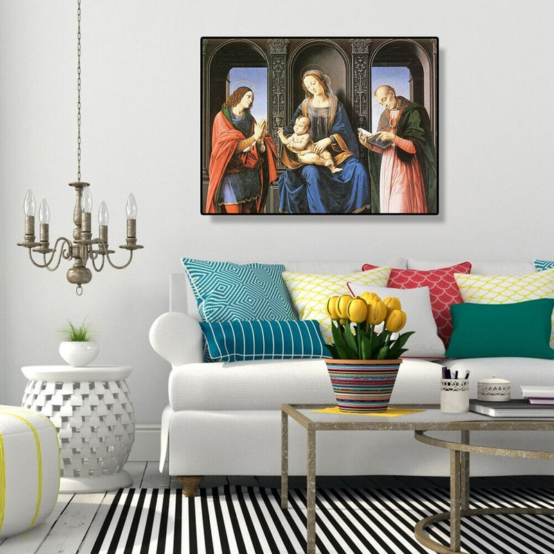 5D DIY Full Drill Diamond Painting Religious Embroidery Mosaic Craft Decor Kit