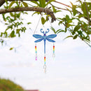 DIY Diamond Painting Light Catcher Hanging Crystal Wind Chime (Dragonfly) Newly