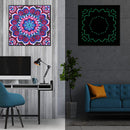 5D DIY Part Special Shaped Drill Diamond Painting Luminous Flowers (DZ551) Newly
