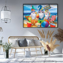 Diamond Painting Beach Goblin Full Round Drill Rhinestone Picture