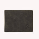 Men Thin Bifold Wallets Mini Money Purse with Coin Bag Casual Zipper Card Hol