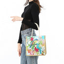 Blue Tit Diamond Painting Handbag DIY Linen Shopping Tote Bag (AA1038)