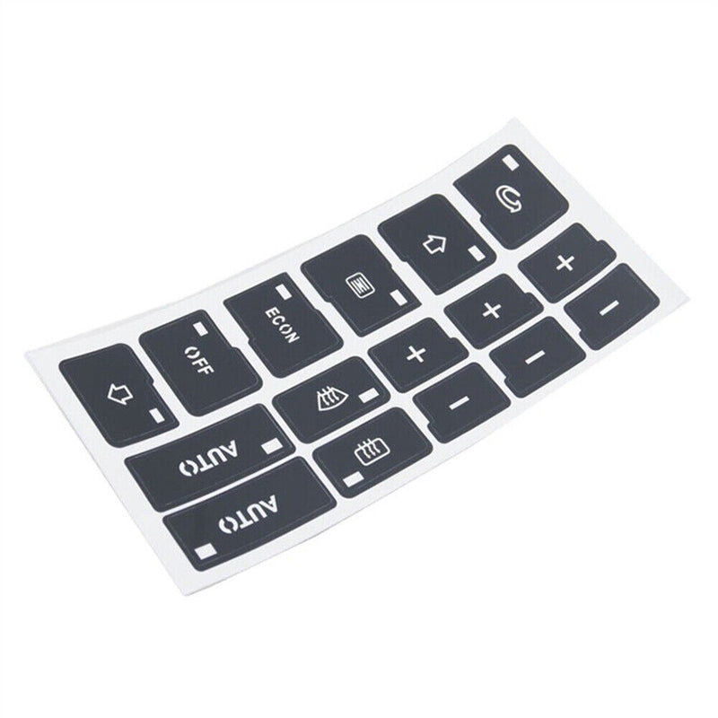 AC Climate Control Button Repair Decals Stickers For AUDI A4 B6 B7 2000-2004