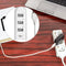 4 Port USB 2.0 Hub w/ 1.6-Foot Cable for PC Flash Drive Mobile HDD (White)