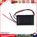 Digital DC 3-40V Voltmeter Auto Motorcycle Two Wire Voltage Meter (Blue) Newly