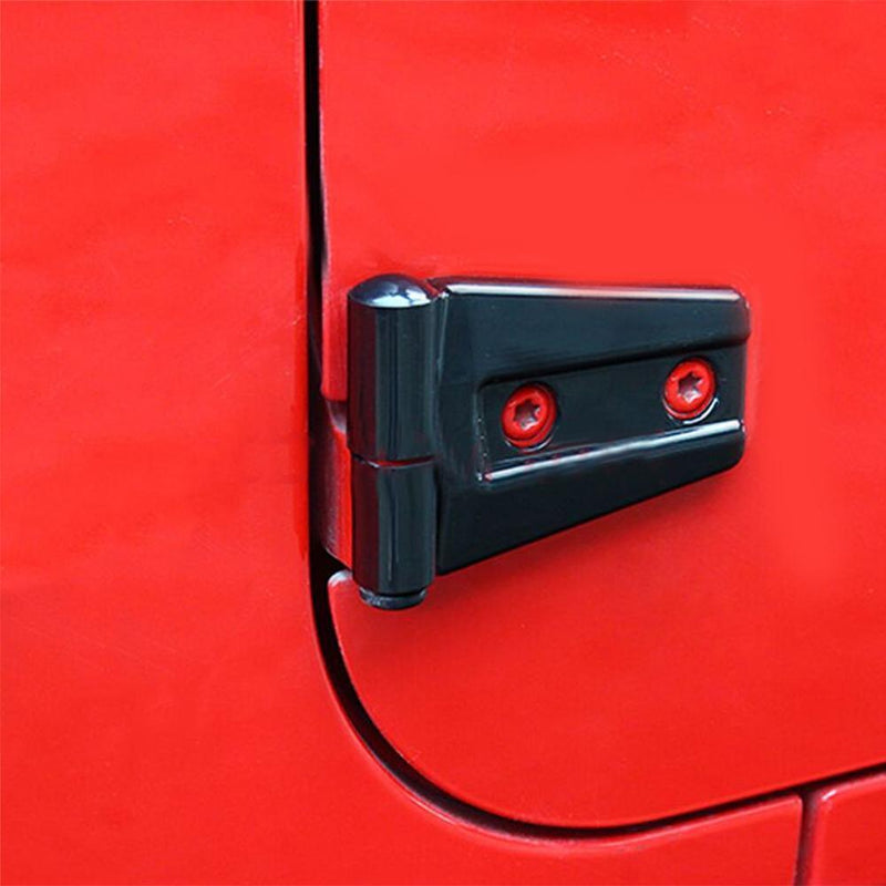 8 Page Door Hinge Screen Protector Bezel for Jeep Wrangler JK 4 Door