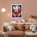 Diamond Painted 5D DIY Red rose Partial Special Rhinestone Set