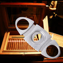 Portable Metal Cigar Cutter Pocket Stainless Steel Cigar Scissors Accessories