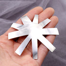 9 Sizes V Line Nail Builder French Tips Cutter Manicure Edge Trimmer Tools Newly