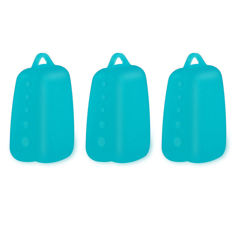 3pcs Tooth Brush Pod Portable Toothbrush Case Silicone Food Material for Outd