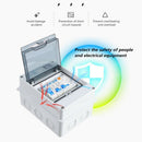 and 2x MCB IP54 Enclosure 5 Way Garage Consumer Unit Circuit Breaker Fuse Box