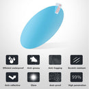 2x Motorcycle Mirror Anti Fog Dazzle Waterproof Rainproof Films (80x80mm)