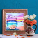 5D Diamond Painting Kit Cup View Full Round Drill DIY Mosaic Picture Home Dec