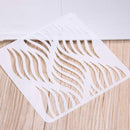 Theme Hollow Lace Ruler Embossing Template DIY Photo Album Drawing Tools