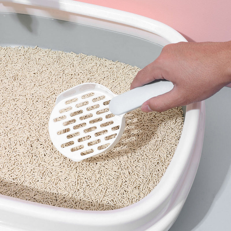 Litter Scoop with Stand Cat Litter Sifter Scoop Easy to Clean Ergonomic Des