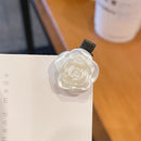 Women Girls Milk White Color Slid Clip Hairpin Hair Accessories Barrettes