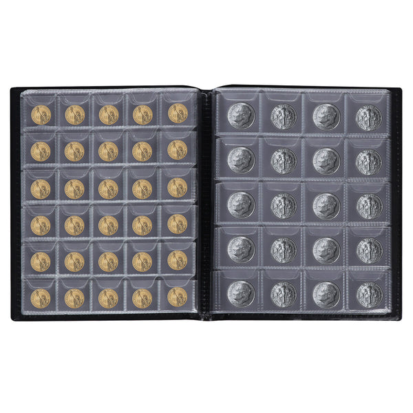 Storage Book Supplies Collectors Coin Album Holder Pockets Collecting Holder