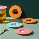 Non-toxic Heat Preservation Suction Lid Cup Cover Anti-Scalding Sealed Cover
