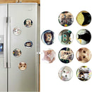 Cat Fridge Magnet Cute Animal Refrigerator Magnets Cabochon Refrigerator R5C9