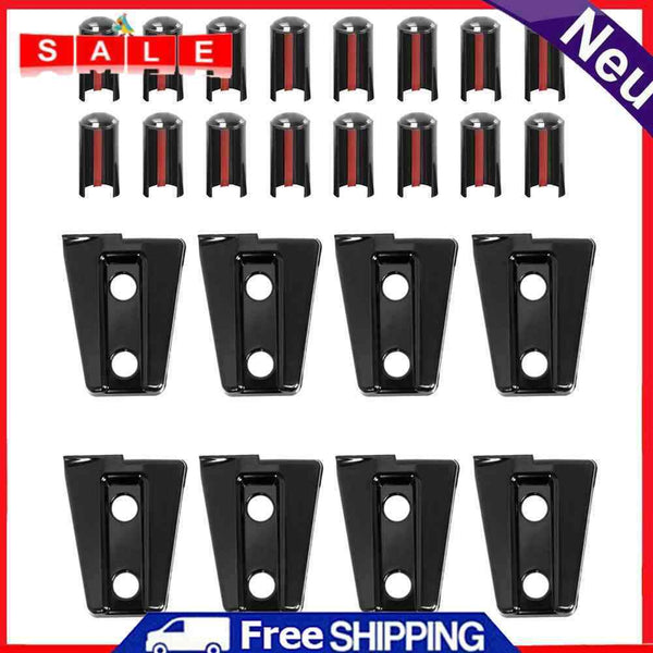 8 Page Door Hinge Screen Protector Bezel for Jeep Wrangler JK 4 Door