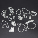 Snowvirtuos Cute Christmas Deer Cutting The Stencil DIY Scrapbooking A