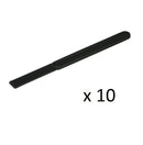 10x Black 3.3 x 0.3" Flexible End Plastic Glue Spreaders Craft PVA Spatula S7636
