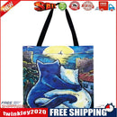Embracing cats Printed Shoulder Shopping Bag Casual Large Tote Handbag
