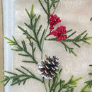 Plants Faux Christmas Red Fruit Eucalyptus Leaf Vines Pine Cone Pine Needle