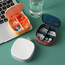 Pills Storage Case 7-Day Pills Grids Box Weekly Medicine Dispenser (Blue)