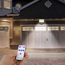 IP65 Solar Wall Light Remote Control Motion Sensor Outdoor Lamp (100LED) Newly