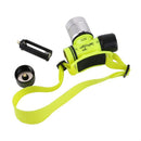 LED Light Scuba Diving Headlamp Underwater Work Headlight Waterproof Head Torch
