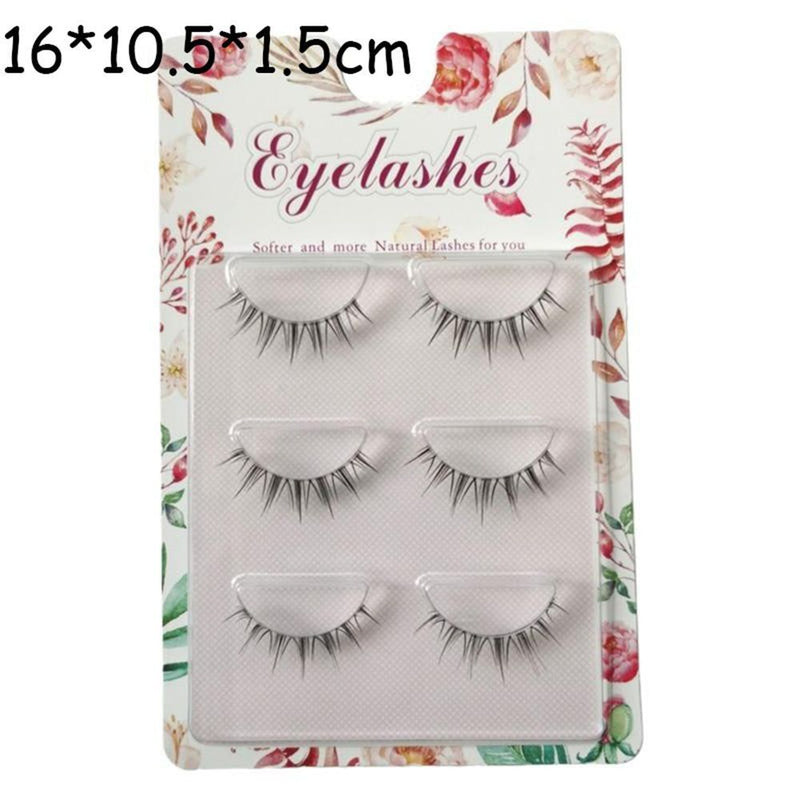 Extension Short Makeup Tools Soft False Eyelashes Messy Makeup Lashes Cross