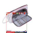 Large Capacity Pouch Holder-Pencil Case Linen Cosmetic Bag with Zipper Newly