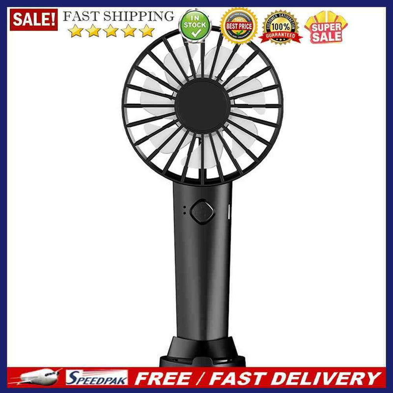 USB Mini Wind Power Handheld Fan Portable Student Office 3 Speed Outdoor Fans
