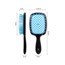 Hollow Airbag Massage Comb Straight Curly Hair Care Styling Brush (Green) Newly
