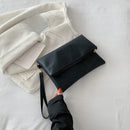 #A PU Leather Ladies Folding Handbag Envelope Day Clutch Bag Coin Casual Pouch