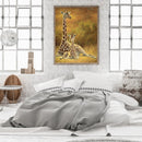 Full Embroidery Stamped Sitting Giraffe DIY 11CT Cotton Thread Cross Stitch Kit